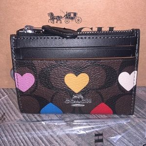 COACH Mini Skinny Heart Motif